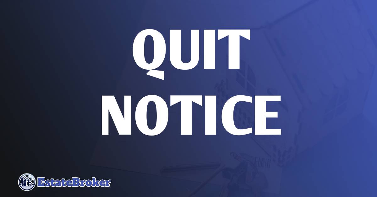 quit notice